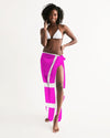 Uniquely You Sheer Colorblock Pink Swimsuit Cover Up by inQue.Style