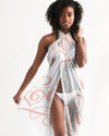 Uniquely You Sheer Love Pink Swimsuit Cover Up by inQue.Style