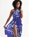 Uniquely You Sheer Love Purple Swimsuit Cover Up by inQue.Style