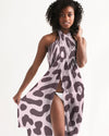 Uniquely You Swim Cover Up - Sarong / Pink Leopard Print by inQue.Style