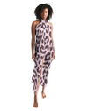 Uniquely You Swim Cover Up - Sarong / Pink Leopard Print by inQue.Style