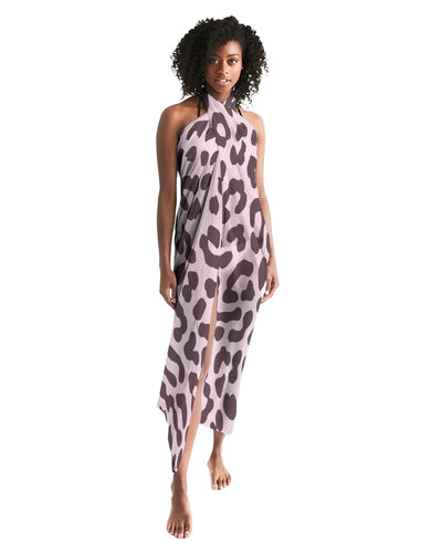 Uniquely You Swim Cover Up - Sarong / Pink Leopard Print by inQue.Style