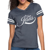 Uniquely You Womens Graphic Vintage Tee, Team Jesus Sport T-Shirt by inQue.Style