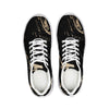 Uniquely You Womens Sneakers - Black and Gold Swirl Style Canvas Sports Shoes / Running by inQue.Style