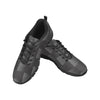 Uniquely You Womens Sneakers, Black and Gray 3D Print Running Shoes by inQue.Style