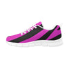 Uniquely You Womens Sneakers, Black and Purple Stripe Running Shoes by inQue.Style