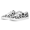 Uniquely You Womens Sneakers, Black and White Leopard Print by inQue.Style