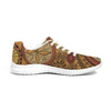 Uniquely You Womens Sneakers - Brown Paisley Style Canvas Sports Shoes / Running by inQue.Style