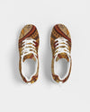Uniquely You Womens Sneakers - Brown Paisley Style Canvas Sports Shoes / Running by inQue.Style
