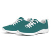 Uniquely You Womens Sneakers - Canvas Running Shoes, Teal Green by inQue.Style