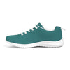 Uniquely You Womens Sneakers - Canvas Running Shoes, Teal Green by inQue.Style