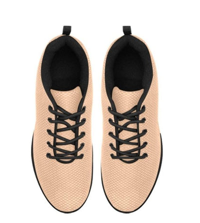Uniquely You Womens Sneakers, Dark Peach and Black  Running Shoes by inQue.Style