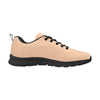 Uniquely You Womens Sneakers, Dark Peach and Black  Running Shoes by inQue.Style