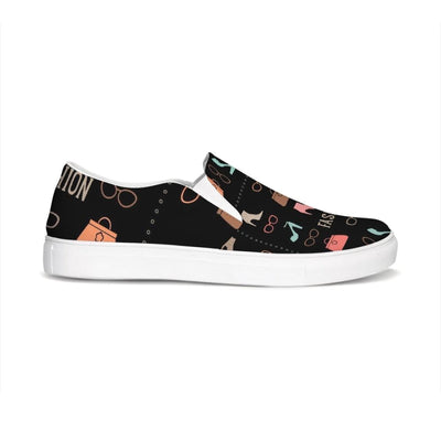 Uniquely You Womens Sneakers - Fashion Design Style Canvas Sports Shoes / Slip-On by inQue.Style