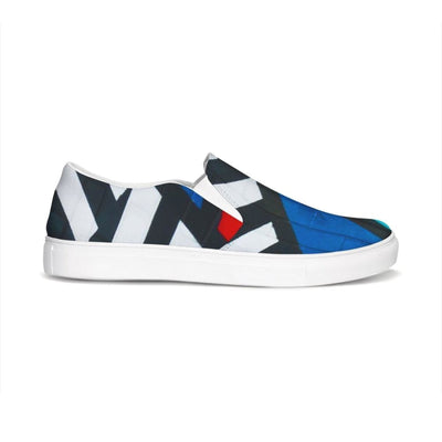 Uniquely You Womens Sneakers - Multicolor Low Top Slip-On Canvas Sports Shoes - S998857 by inQue.Style