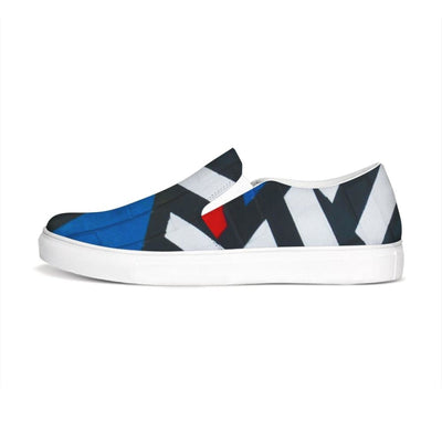 Uniquely You Womens Sneakers - Multicolor Low Top Slip-On Canvas Sports Shoes - S998857 by inQue.Style