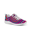 Uniquely You Womens Sneakers - Purple Kaleidoscope Style Canvas Sports Shoes / Running by inQue.Style