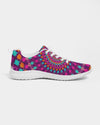 Uniquely You Womens Sneakers - Purple Kaleidoscope Style Canvas Sports Shoes / Running by inQue.Style