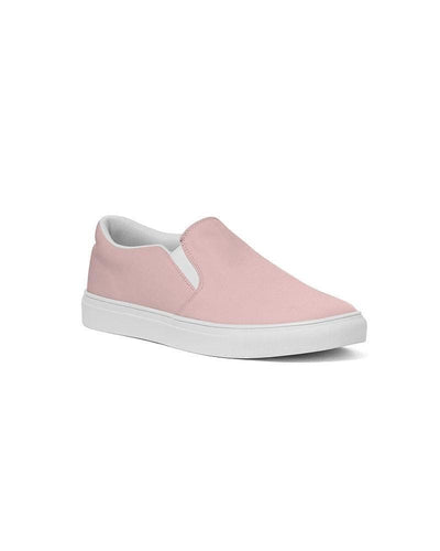 Uniquely You Womens Sneakers - Rose Pink Slip-On Canvas Sports Shoes by inQue.Style
