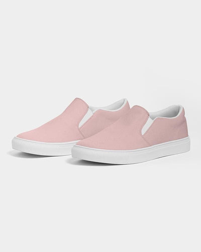 Uniquely You Womens Sneakers - Rose Pink Slip-On Canvas Sports Shoes by inQue.Style