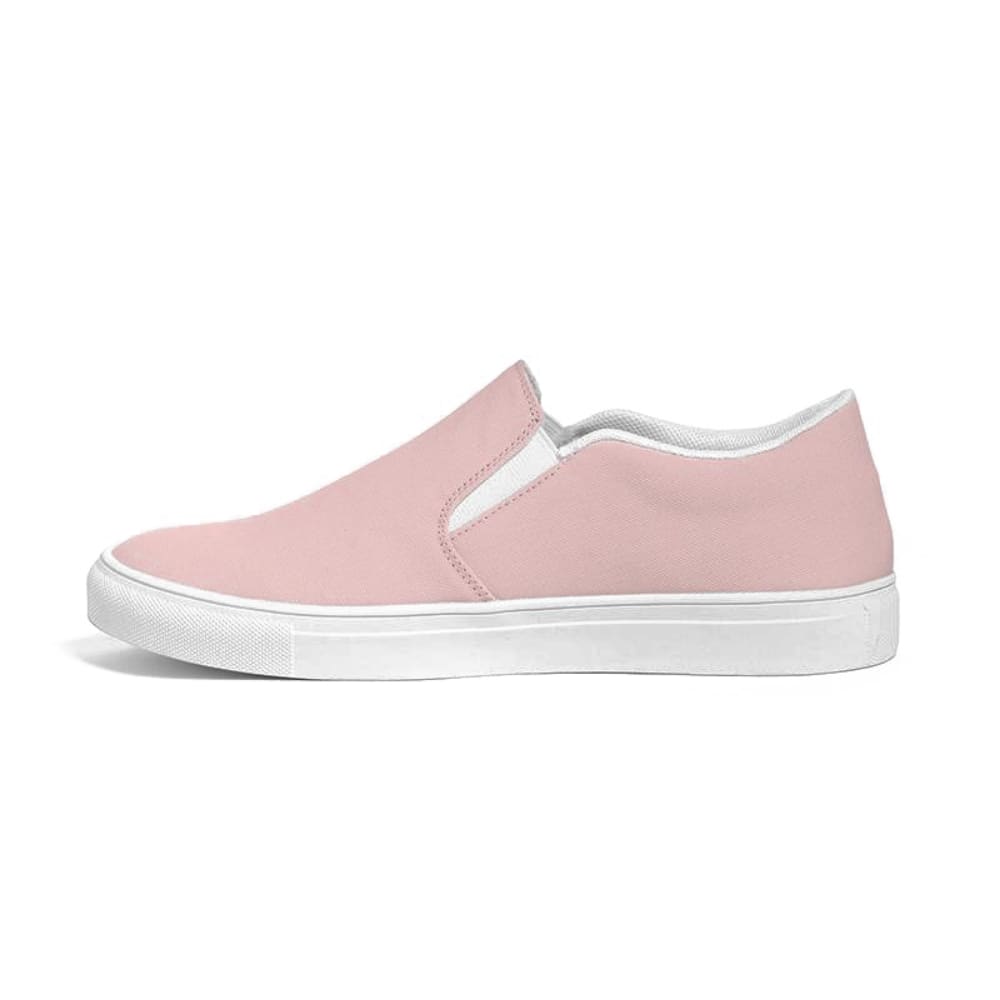 Uniquely You Womens Sneakers - Rose Pink Slip-On Canvas Sports Shoes by inQue.Style