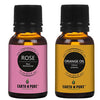 Earth N Pure Rose & Orange Essential Oils by Distacart